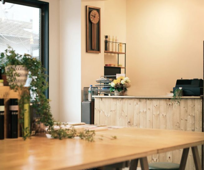 受付カウンター