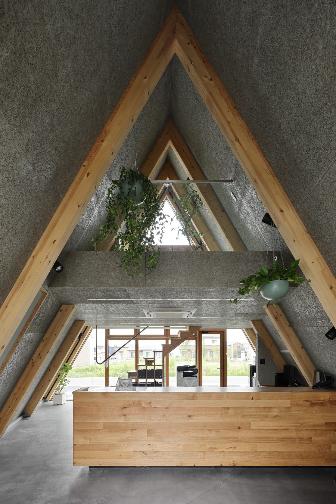 オフィス棟受付